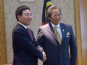 Menlu Vietnam Pham Binh Minh melakukan kunjungan resmi di Malaysia