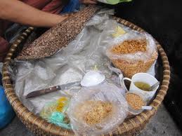 Gekochter Klebreis aus dem Dorf Ga