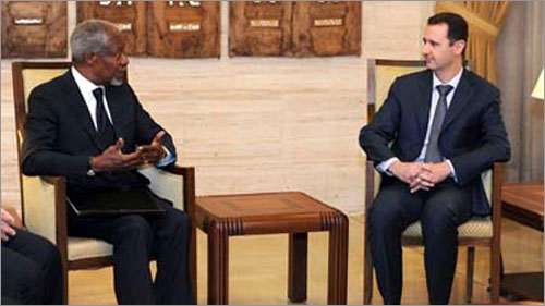 Weltgemeinschaft legt einen Plan zur Beendigung der Krise in Syrien vor