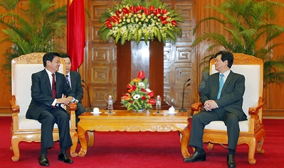 Verstärkung der Zusammenarbeit zwischen Vietnam und Laos
