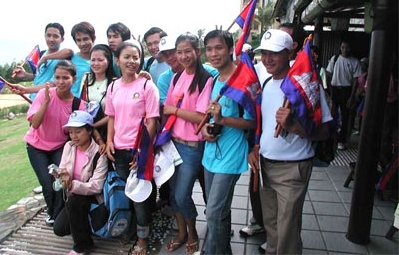Treffen zwischen vietnamesischen und kambodschanischen Jugendlichen