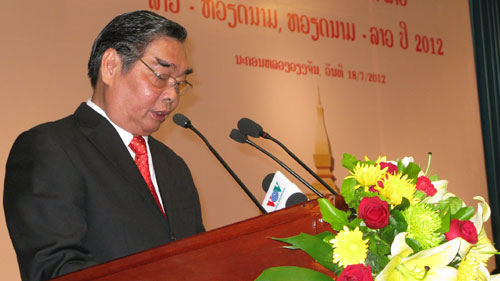 Treffen zum Freundschaftsjahr Laos-Vietnam