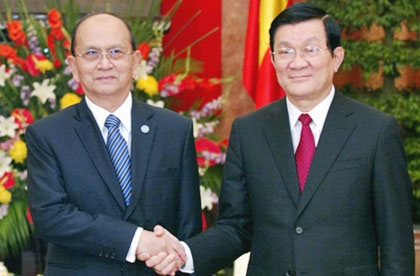Staatspräsident Truong Tan Sang besucht Myanmar