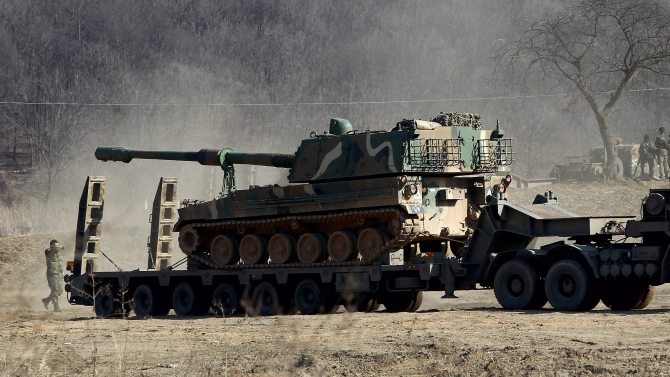 Südkorea und die USA führen gemeinsames Militärmanöver