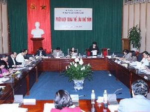 Parlamentsausschuss für soziale Angelegenheiten tagt in Hanoi