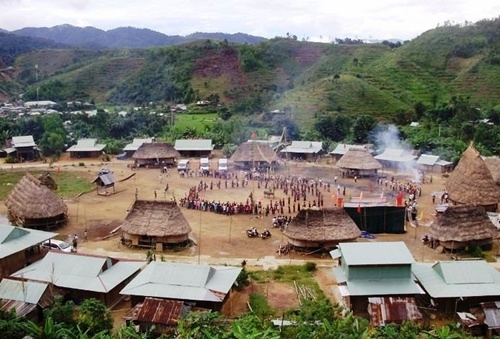 Duong-Schlafritual der ethnischen Minderheit Co Tu