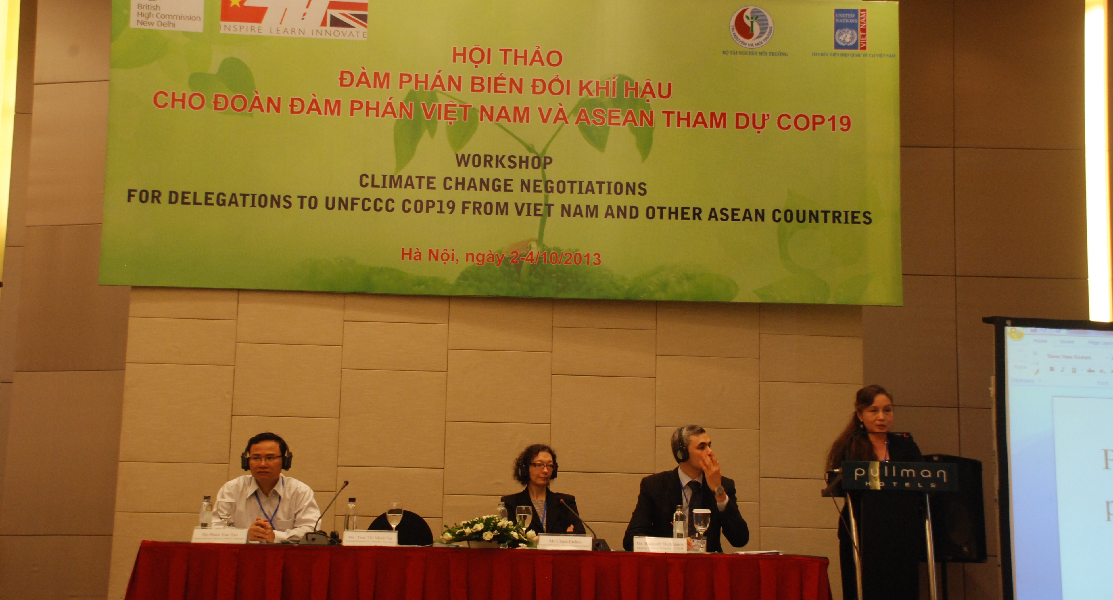 Verbesserung der Verhandlungsfähigkeit über Klimawandel für Vietnam und ASEAN