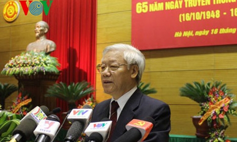 Feier zum 65. Jahrestag des Inspektionswesens der Partei