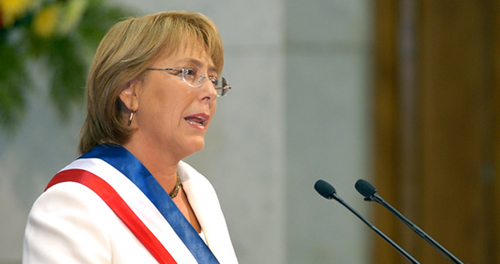 Michelle Bachelet zurück im Amt in Chile