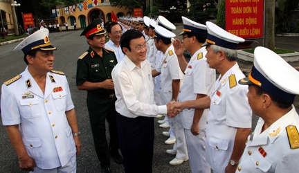 Staatspräsident Truong Tan Sang: Hai Phong soll Meereswirtschaft entwickeln