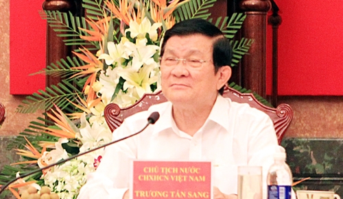 Staatspräsident Truong Tan Sang: Ninh Binh soll mehr Technologien anwenden