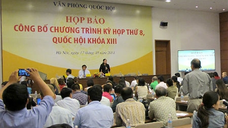 Pressekonferenz zur Veröffentlichung der Agenda für die kommende Parlamentssitzung