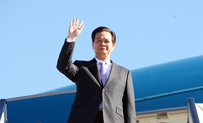 Premierminister Nguyen Tan Dung reist nach Myanmar für ASEAN-Gipfel