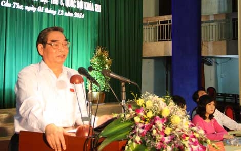 Parlamentarier treffen Wähler