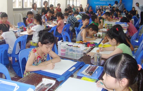 Internationaler Malwettbewerb „Ich liebe Hanoi – die Stadt des Friedens“