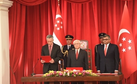 Neues Kabinett in Singapur vereidigt sich