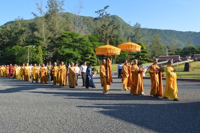Gedenkfeier für gefallene Soldaten auf Con Dao
