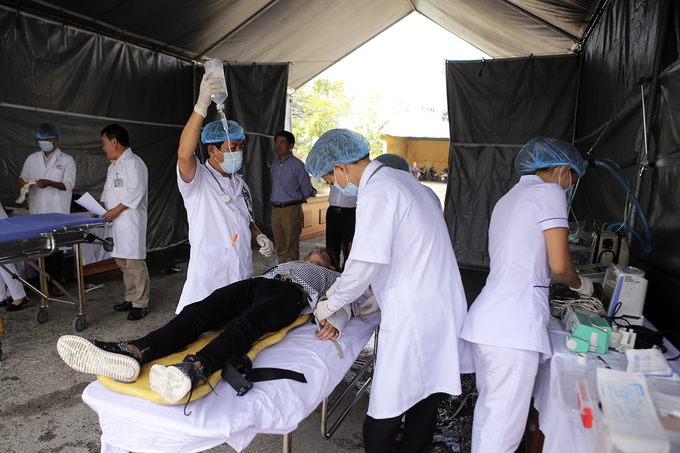 Rettungsübung für die Woche des APEC-Gipfels abgehalten