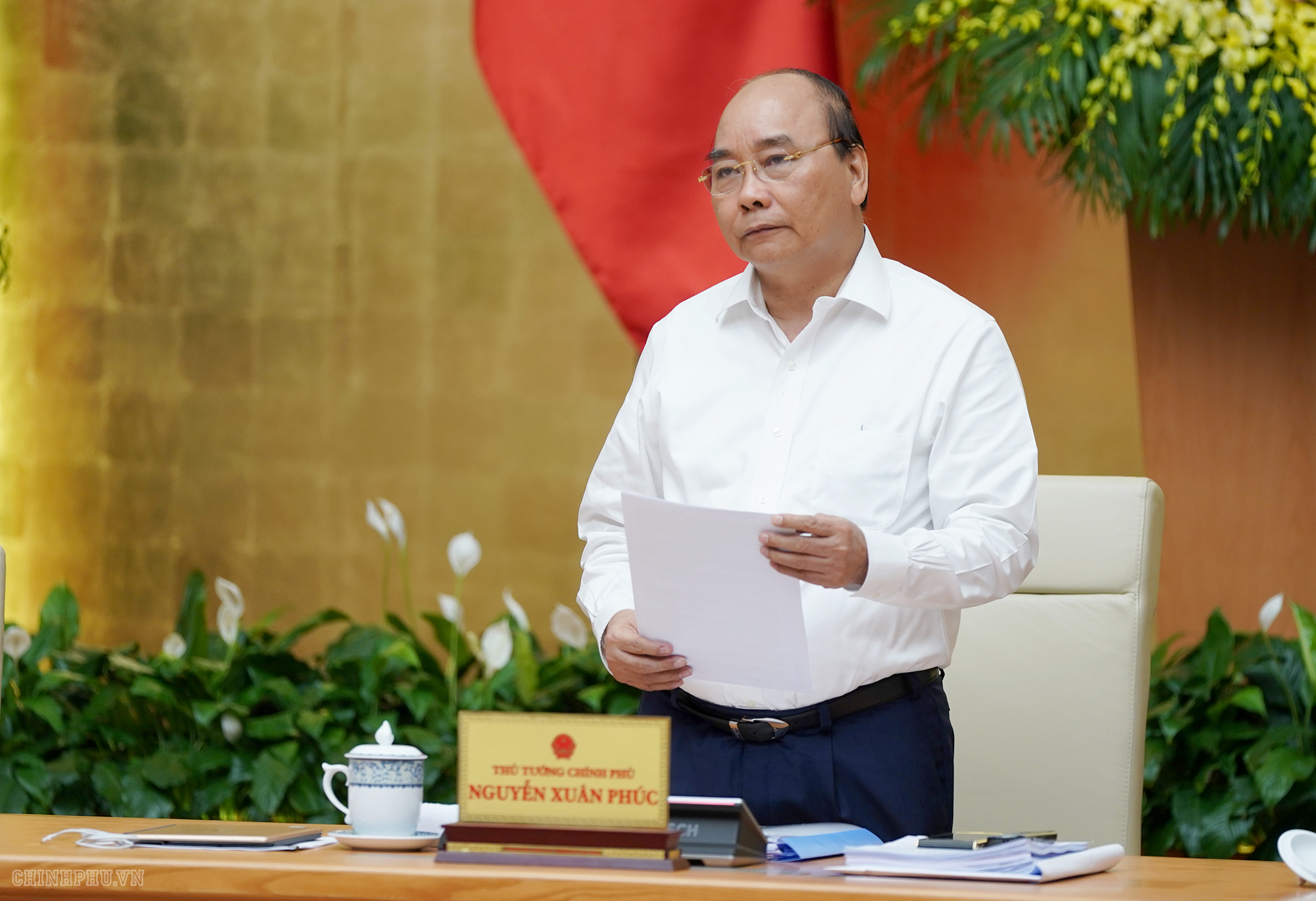 Premierminister Nguyen Xuan Phuc: Die Sozialwirtschaftslage ist positiv