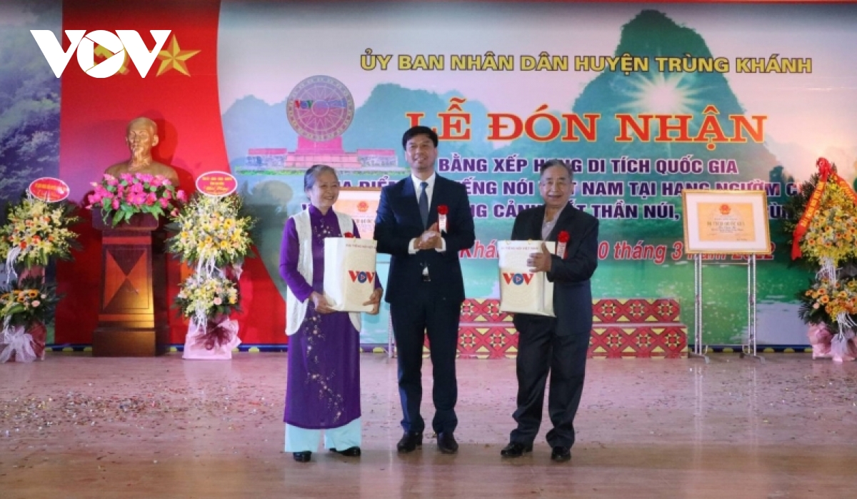 Anerkennung der Rundfunkstelle von VOV in der Höhle Nguom Chieng als nationale Gedenkstätte