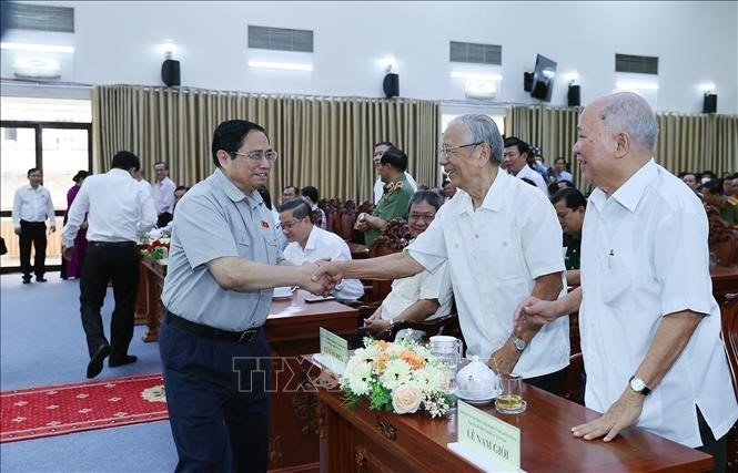 Premierminister Pham Minh Chinh trifft Wähler in Can Tho