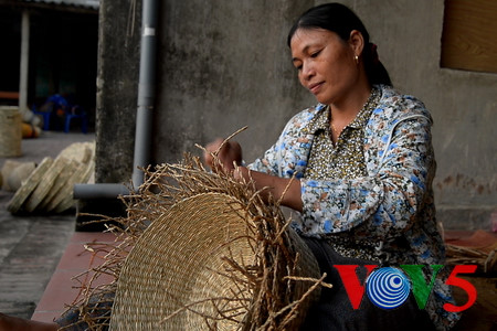 宁平省金山县的蒲草编织业 hinh 7