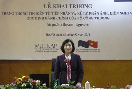 Das Handelsministerium veröffentlicht Internetseite über Verwaltungsregeln