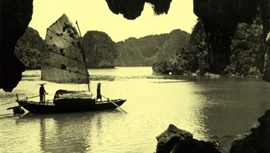 Die Halong-Bucht vor mehr als 100 Jahren