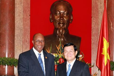 Staatspräsident Truong Tan Sang empfängt US-Handelsvertreter