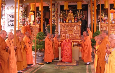 Gebetszeremonie für Land und Volk