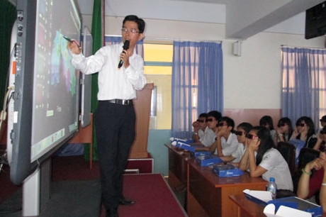 Lehrmethode mit 3D-Technologie in Ho Chi Minh Stadt