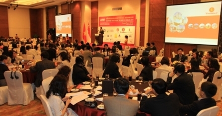 Geschäftsverbindung zwischen Vietnam und Singapur