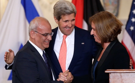 Israel und Palästina führen zweite Verhandlungsrunde