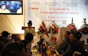 Einweihung des Fernsehdienstleisters Dat Viet in Deutschland