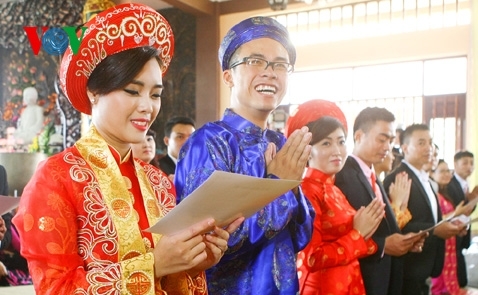 Hang Thuan Zeremonie: Buddhistische Hochzeitszeremonie