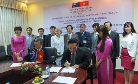 Memorandum of Understanding über Ausbildung zwischen Vietnam und Australien