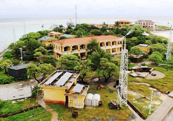 Vorzeitiges Neujahrsfest Tet auf Insel Sinh Ton