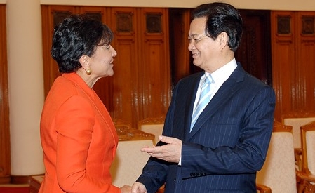 Premierminister Dung trifft US-Handelsministerin Pritzker