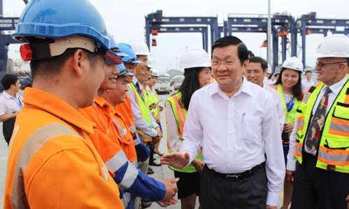 Staatspräsident Truong Tan Sang besucht Provinz Quang Ninh