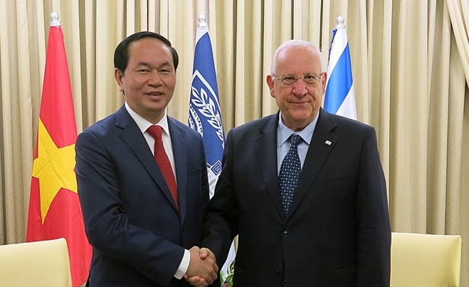 Minister Tran Dai Quang besucht Israel