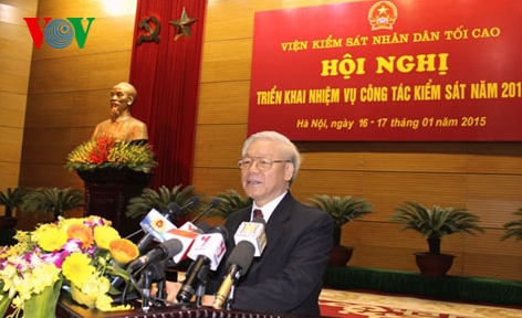 Umsetzung der Aufgaben der Staatsanwaltschaft im Jahr 2015