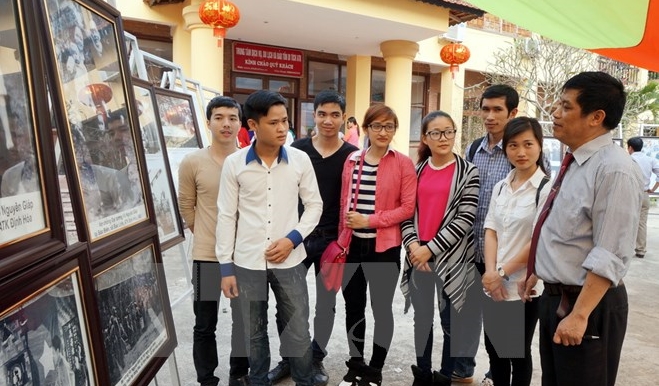 Fotoausstellung über die revolutionäre Karriere von Vo Nguyen Giap in Thai Nguyen