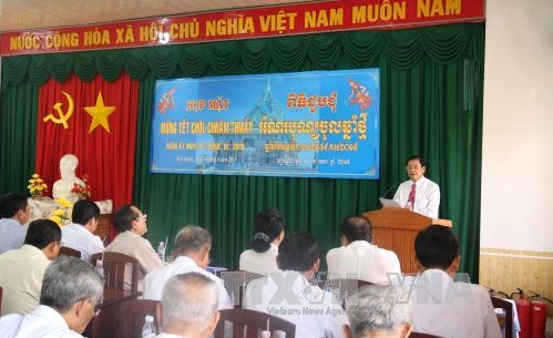 Aktivitäten zum Fest Chol Chnam Thmay der Khmer in Südvietnam