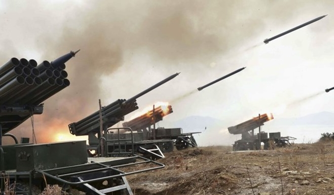 Nordkorea feuert zwei Tage in Folge Artilleriegeschosse ab