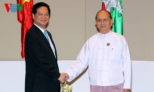 Premierminister Nguyen Tan Dung trifft Myanmars Präsident
