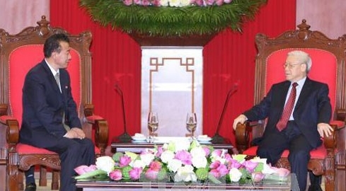 KPV-Generalsekretär Nguyen Phu Trong trifft den nordkoreanischen Botschafter