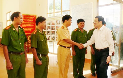 Staatspräsident Truong Tan Sang besucht Provinz Bac Can