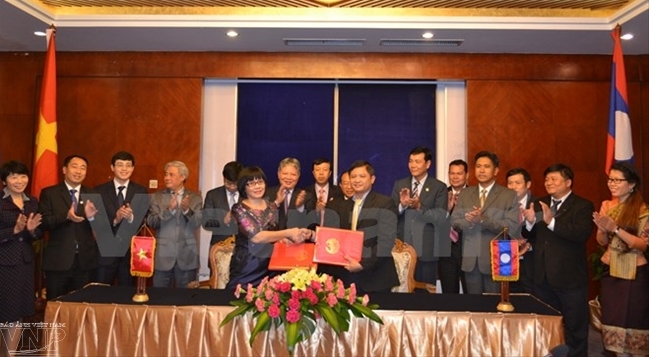 Hochrangiges Gespräch im Justizbereich zwischen Vietnam und Laos