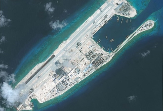 Flugtest Chinas auf illegaler künstlicher Insel verschärft Spannungen in der Region