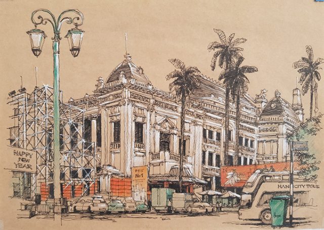 Asia Link Sketschwalk Hanoi 2019